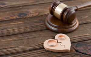 two broken hearts in divorce case
